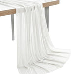 Pack of 20 Yard Chiffon Drapery Fabric, 60" Wide, Multiuse - Ivory by MDS