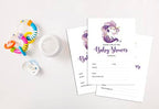 Pack of 30, Girl Baby Shower Party Collection, Baby Shower Invitation Cards, Fill in the Blank Invites WIth Envelopes, Unicorn Theme Party Supplies-a - Image 4