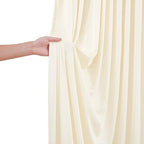 10FT x 15FT Wrinkle-Free Champagne Backdrop Curtains for Wedding, 2 Panels Champagne Fabric Photo Background Drapes for Wedding Reception, Birthday, Bridal & Baby Shower Decorations Photography - Image 6