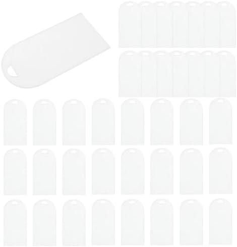 80Pcs Acrylic Place Cards Blank Seating Name Tags for Wedding Table Decor by Unknown