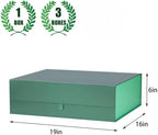 Extra Large Green Gift Box 3 Pack 19x16x6 Inches,Gift Boxs for Presents with Lid Magnetic Closure Collapsible,Groomsman Proposal Box,Birthday, Christmas,for Clothes and Large Gifts - Image 4
