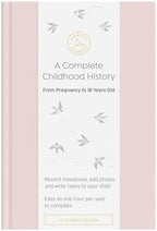 Promptly Journals, A Complete Childhood History: From Pregnancy to 18 Years Old (Powdered Lilac, Purple, Leatherette) | Baby Book and Pregnancy Journal | Baby Memory Book by PromptlyJournals