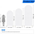 4,5,6FT Arch Backdrop Stand and Cover Set (Black) - Image 5