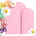HAINARverS Set of 3 Stretchy Arch Backdrop Covers, Pink, 6/6.6/7.2FT by HAINARverS