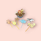 Noah's Ark Cake Toppers Set: Flat figurines cupcake topperes and Centerpiece for Party Decorations - Birthday Party Baby Shower - Animal theme party - Image 7