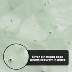 Artoid Mode 6-Pack Pearl Sage Green Gauze Table Runner 10FT Home Decor - Image 7