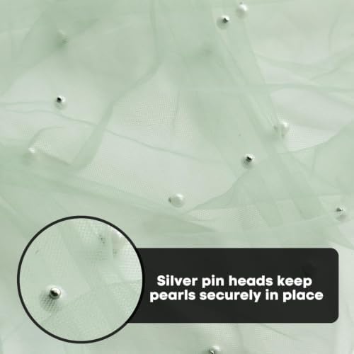 Artoid Mode 6-Pack Pearl Sage Green Gauze Table Runner 10FT Home Decor - Image 7