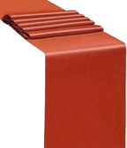 Terracotta Satin Chair Sashes Bows 50 Pack 7x108 Inches Chair Ribbons - Image 3