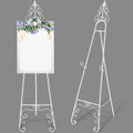 Easel Stand for Sign, Elegant, White, 1 Pcs by Unknown