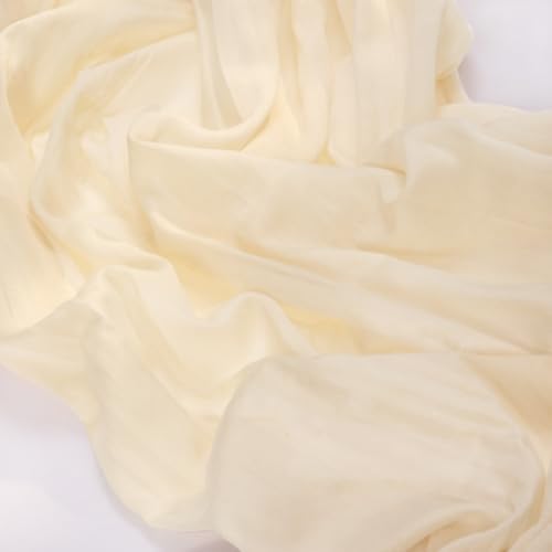 Cheesecloth Table Runner Beige Cream Fall Wedding Table Runner 10ft, 8 Pack - Image 4