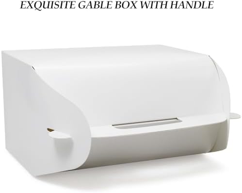 30Pcs 9 Inch White Large Gable Gift Boxes, Party Favor Treat Boxes - Image 5