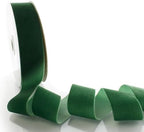 2" Velvet Ribbon Single Sided Soft Plush Luxury Craft Trim for Hair Bows Sewing Gift Wrapping Decorations Floral Arrangements and DIY Projects (Forest Green, 25 Yards) - Image 2