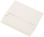 JAM PAPER A9 Strathmore Invitation Envelopes - 5 3/4 x 8 3/4 - Natural White Wove - 100/Pack - Image 3
