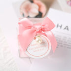 ACITHGL 30 Sets Fully Assembled Small Bubble Candle Party Favors for Guests Bulk Bridal Showers Favors Candles with Stylish Ribbons Thank You Cards Gifts (Pink) - Image 6