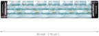 WRAPAHOLIC 30 Inch Christmas Wrapping Paper Roll - Jumbo Roll Blue and Silver Reindeer, Christmas Tree, Snowflake Holiday Design Printed on Pearlized Paper - 4 Rolls - 30 Inch x 120 Inch Per Roll - Image 2