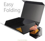 PACKHOME Extra Large Black Gift Box 17.5x11.3x4.3in with Magnetic Lid - Image 4