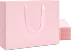 YACEYACE Pink Gift Bags Bulk, 20 Pack Pink Gift Bags with Handles by YACEYACE
