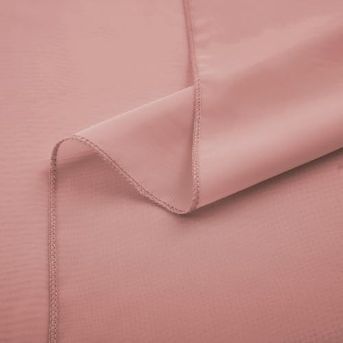 Horbaunal 12 Pack Dusty Rose Chiffon Table Runners 10FT, 29x120 Inches - Image 7