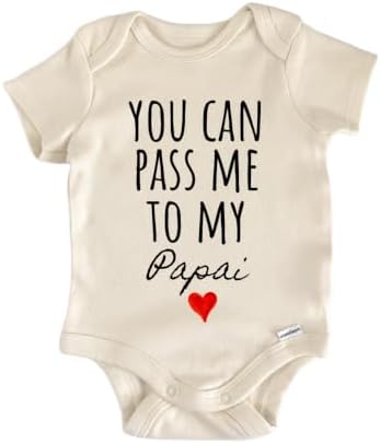 Papai Announcement Baby Gift Baby Bodysuit by NorthForkForager