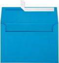 LUXPaper A8 Invitation Envelopes | Peel & Press | 5 1/2" x 8 1/8" | Pool Blue | 80lb. Text | 500 Qty by LUXPaper