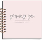 Nuts & Bolts Paper Co. Growing You Personalized Pregnancy Journal Memory Book - Record Pregnancy Memories and Moments with Your Baby Girl or Boy in this Photo Journal Scrapbook Album by NutsBoltsPaperCo