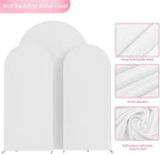 Wokceer White Arch Backdrop Covers Stretchy Backdrop 7.2FT, 6FT, 6FT - Image 5