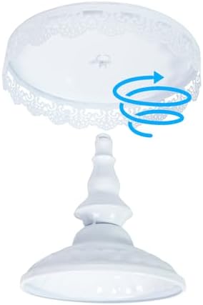 DreamsEden Metal White Cake Stands, 6 Pcs Cupcake Food Display Stand Party Trays Dessert Table for Birthday Bridal Baby Shower - Image 6