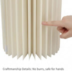 Cylinder Stands for Party, Shape&Use 3PCS Round Cream White Pedestal Display Stands, Foldable Cardboard Columns for Wedding, Birthday, Anniversary Decor, 11.8in Dia. (15.7/23.6/31.5in H) with Storage Bag - Image 6