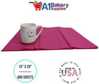 Gift Wrapping Tissue Paper 15X20 480 Pack by A1 Bakery Supplies (Cerise) - Image 3