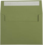 LUXPaper A7 Invitation Envelopes | Peel & Press | 5 1/4" x 7 1/4" | Olive Green | 70lb. Text | 1000 Qty - Image 3