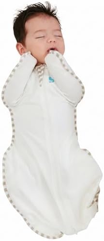 Love to Dream Swaddle Up Organic, Baby Sleep Sack | 1.0 TOG, 8-13lbs, Cream by LoveToDream