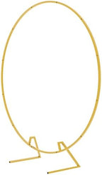 Wokceer Round Backdrop Stand 5FT Gold Metal Circle Balloon Arch Frame - Image 2