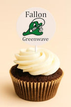 Custom Photo Cupcake Toppers, Plastic Personalized Cupcake Picks 2x4 Inches, Upload Up to 4 Photo's, American Made (Circle Shape) (300) - Image 7