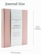 Duncan & Stone Childhood Memory Book for Kids, Prompts, Cream - Image 2