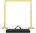EMART 10x10ft Heavy Duty Backdrop Stand Frame with Adjustable Pipe,Gold by EMART