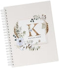 Personalized Baby Journal - Hardcover First Year Album Customized with Baby’s Name & Initial - Prompted Baby Memory Book (Boho Floral Initial) by Unknown