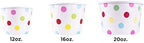 Karat [20oz - 600 ct] Paper Ice Cream Cups & Soup Bowls for Hot/ Cold Food - Ideal for Soup, Ice Cream, Gelato, Yogurt and Snacks - Dots - Image 7