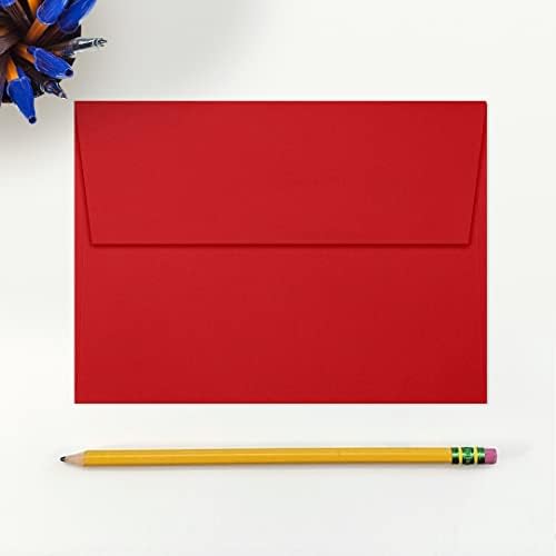 LUXPaper A7 Invitation Envelopes | Peel & Press | 5 1/4" x 7 1/4" | Ruby Red | 80lb. Text | 250 Qty - Image 4