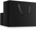 EUSOAR Exra Large Gift Wrap Bags Bulk, 25 Pack 16x6x12 inches Black Paper Heavy Duty Bags with Handles, for Business, Grocery, Boutique, Retail, Wedding, Party Favors, Baby Showers, Birthdays by EUSOAR