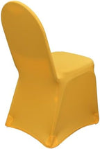 YOUR CHAIR COVERS - 100 Pack Stretch Spandex Banquet Chair Covers - Gold, Wedding Slip Covers, Premium Quality Chair Cover - Image 4