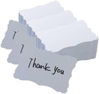 Toperd 120 Pieces Mini Business Cards, 3 x 5 inches, White (Pack of 3) by Toperd