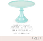 Twine Mint Melamine Cake Stand, Cupcake Stand, Home Decor, Food Service, Dessert Accessory, Mint Green, Set of 1 - Image 2