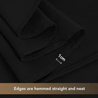 sancua Black Tablecloths for 6 Foot Rectangle Tables, 10 Pack 54x108 Inch - Image 5