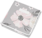 Sweet Jojo Designs Grey Watercolor Floral Girl Small Fabric Toy Bin Storage Box Chest For Baby Nursery or Kids Room - Blush Pink Gray and White Shabby Chic Rose Flower Farmhouse - Image 4