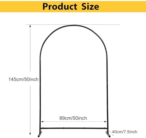 Wedding Welcome Sign Stand, Adjustable Sign Stand Heavy Duty Metal Floor Standing Easel Stand, Welcome to Our Wedding Sign Holder Black - Image 7