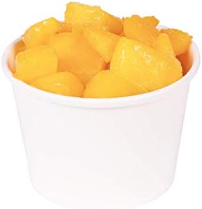 Karat 8 oz White Paper Ice Cream Cups, Sturdy Disposable Bowls, 1000ct - Image 5