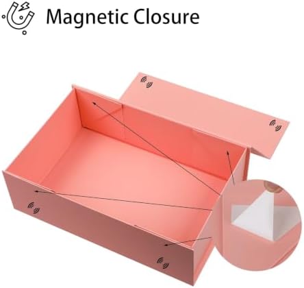 iloMAOZX Black Gift Box, 13.8x8.3x4.5 Gift Boxes for Presents & Packaging - Image 3