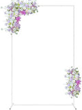 Fomcet White Square Backdrop Stand 6.6x4ft Metal Square Arch Stand by Fomcet
