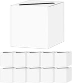 SietDESEO 10 Pcs White Card Box with Slot Money Gift Card Box Holder for Party Wedding Reception Birthday Graduation Bridal Shower Baby Shower Diaper Raffle Box by SietDESEO