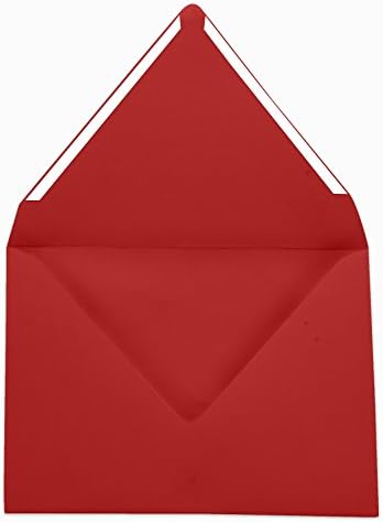 Darling Souvenir A6 Size 100 x Self-Adhesive Wedding Invite Envelopes Euro V-Flap 80lbs (4 3/4 x 6 1/2) Stationary - Packs & Colours Available - Image 4